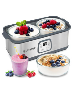 Fabricante de Yogur Probiotico Ultimate con Contenedores de Vidrio