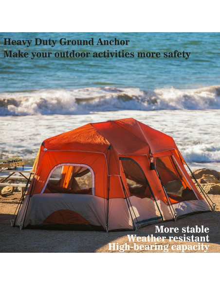 Ancla de Tierra COSDACE 45.72 cm Kit de 6 Pcs con Llave T