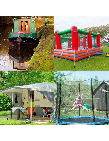 Ancla de Tierra COSDACE 45.72 cm Kit de 6 Pcs con Llave T