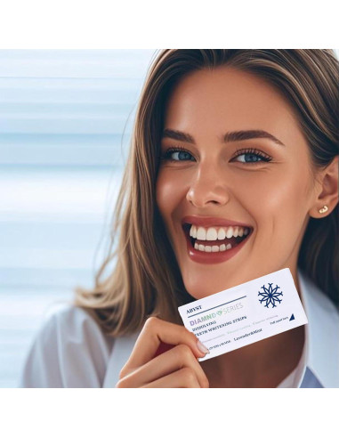 Tiras Blanqueadoras ABYST 16 Ct para Dientes Sensibles