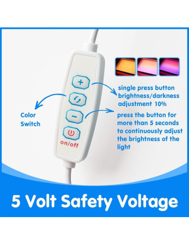 Caja de Luz Sensorial Odoorgames 40.64 cm 3 Temperaturas 10 Brillos