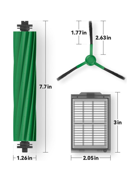 Kit de Repuesto Leemone para iRobot Roomba 405/505 - 8 Piezas Kit de Repuesto Leemone para iRobot Roomba 405/505 - 8 Piezas