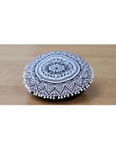 Funda de Almohada Redonda CRAFT KALA 32" Algodón Bohemio 2