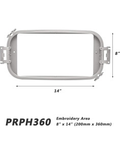 Aro de Costura y Bordado Sew Tech PRPH360 Compatible Brother 2