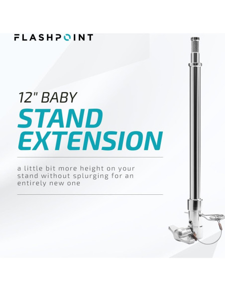 Extensión de Soporte Baby 30 cm Flashpoint - Acero Duradero