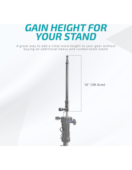 Extensión de Soporte Baby 30 cm Flashpoint - Acero Duradero