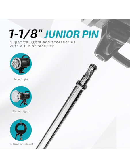 Extensión de Soporte Baby 30 cm Flashpoint - Acero Duradero