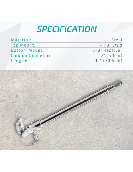 Extensión de Soporte Baby 30 cm Flashpoint - Acero Duradero