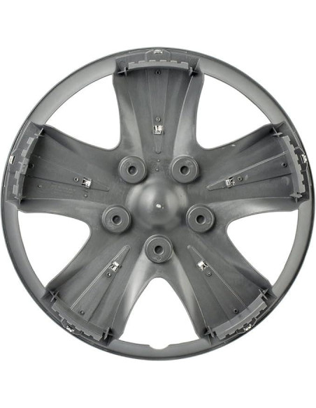 Paquete de 4 Cubiertas de Rueda 15" Plata-Cromo Accesorios Personalizados