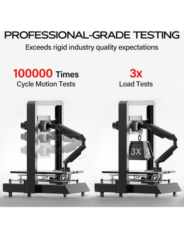 Soporte de Monitor Fulkun Articulado 17-32" Negro VESA 75x75/100x100