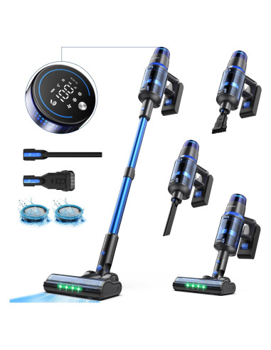 Aspiradora Inalámbrica BonePone V25 680W 60Kpa HEPA 1.5L