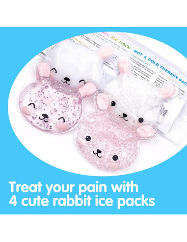 4 Paquetes de Hielo Reutilizables para Niños Herb Life 9.7x8.1 cm