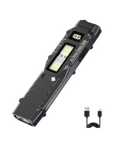 Linterna Táctica Ciwuzxs DT007 LED 1500LM Recargable USB-C