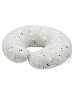 Almohada de Soporte para Lactancia Nuby Verde Estampado Perro