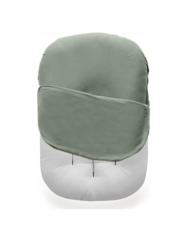 Funda de Cojín para Bebé MOZAH - Algodón Orgánico 78x60cm Verde