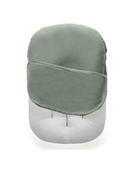 Funda de Cojín para Bebé MOZAH - Algodón Orgánico 78x60cm Verde