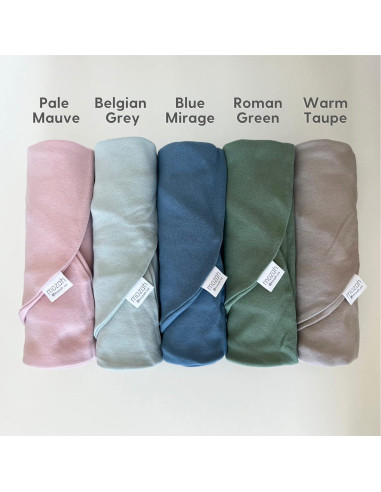 Funda de Cojín para Bebé MOZAH - Algodón Orgánico 78x60cm Verde