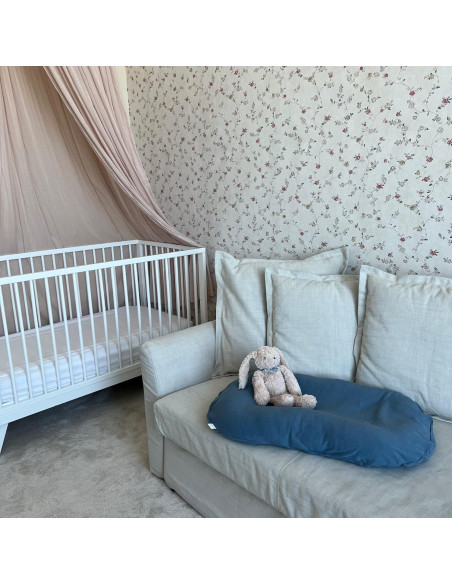 Funda de Cojín para Bebé MOZAH - Algodón Orgánico 78x60cm Verde