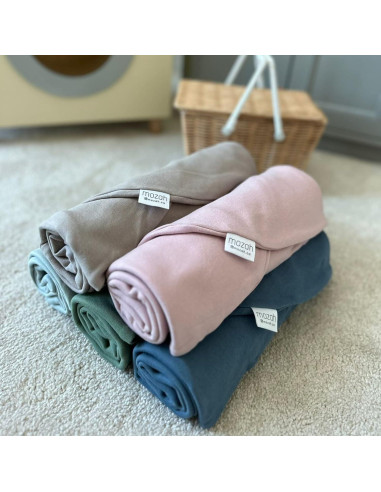 Funda de Cojín para Bebé MOZAH - Algodón Orgánico 78x60cm Verde