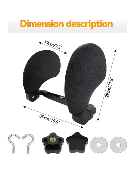 Almohada Reposacabezas Ajustable para Coche Niños 360 Almohada Reposacabezas Ajustable para Coche Niños 360