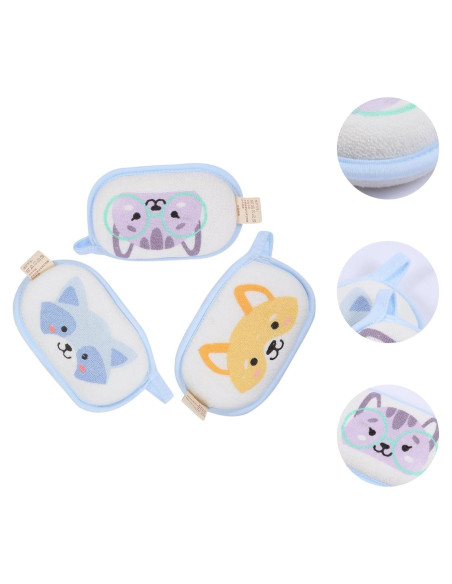 Juego de Esponjas de Baño Suaves Ipetboom - 3 Piezas