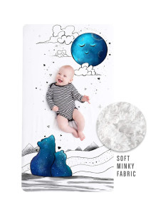 Sábana Impermeable para Cuna JumpOff Jo 132x71cm Algodón Minky 2