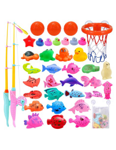 Set de Juguetes de Baño 37 Piezas TNOIE para Niños 3-8 Años