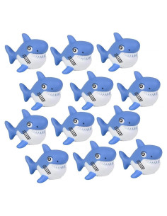 Tiburones de goma lanzadores de agua Rhode Island Novelty - 12 unidades