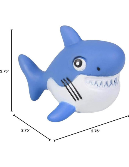 Tiburones de goma lanzadores de agua Rhode Island Novelty - 12 unidades
