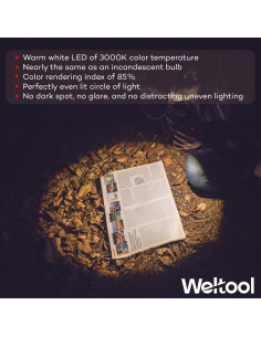 Linterna LED Weltool M6-Mini 3000K EDC Compacta con Clip 2