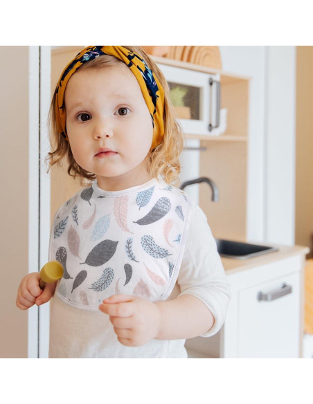 Paquete de 7 Baberos de Algodón Absorbente Gelisite Bebé