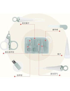Set de Cortauñas Deyo Baby 6 Piezas Acero Inoxidable 2