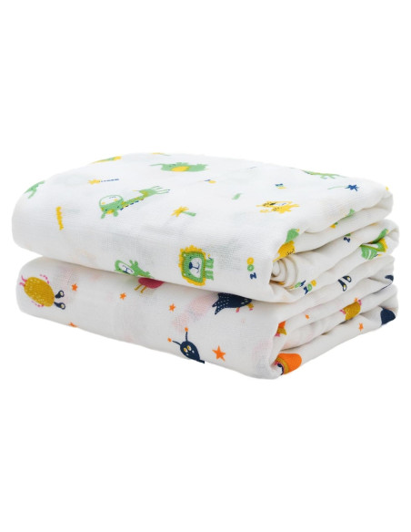 Set de Mantitas de Muslín Mommy's Care - 2 Mantas + Paño