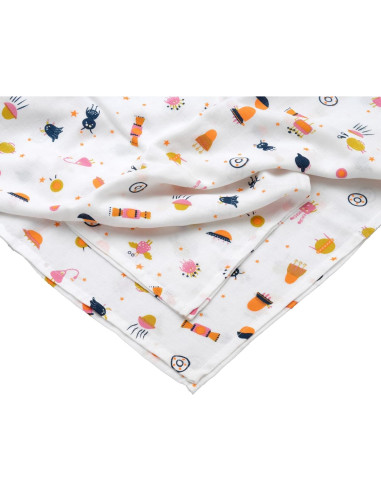 Set de Mantitas de Muslín Mommy's Care - 2 Mantas + Paño