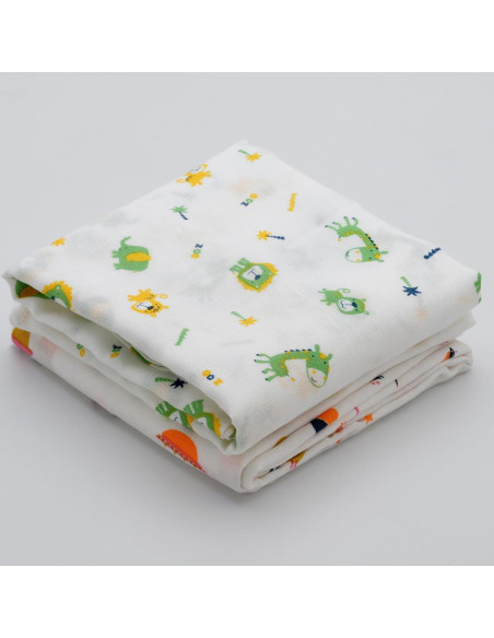 Set de Mantitas de Muslín Mommy's Care - 2 Mantas + Paño