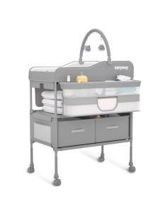 Mesa de Cambio Plegable Jinziertongyong Gris Claro 94x61 cm