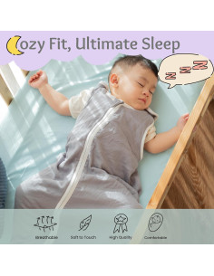 Saco de Dormir Baby Deedee Sleep Nest Air 0.5 TOG Rosa Grande 2