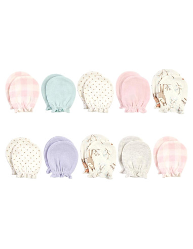 Mitones de Algodón para Bebés Hudson Baby 0-6 Meses