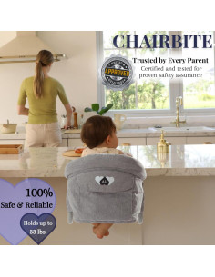 Silla Alta Portátil ChairBite para Bebés - Asiento Elevador Compacto 2