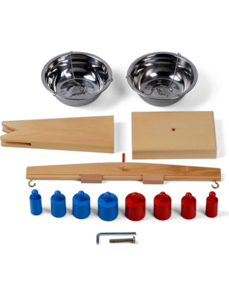 Escala de Balancín de Madera Montessori Thoth 36.5x15.9cm Escala de Balancín de Madera Montessori Thoth 36.5x15.9cm