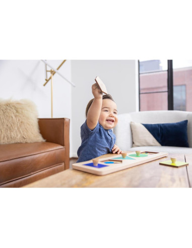 Rompecabezas de Formas de Madera Lovevery 16 Meses+