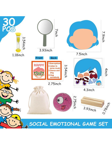 Conjunto de Aprendizaje Social Emocional Cinrobiye para Niños
