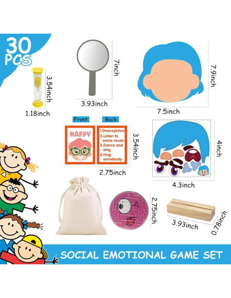 Conjunto de Aprendizaje Social Emocional Cinrobiye para Niños
