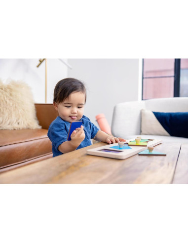 Rompecabezas de Formas de Madera Lovevery 16 Meses+