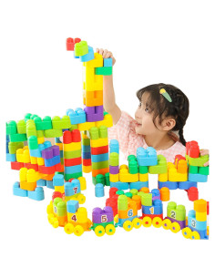 Set de Bloques de Construcción RANA ARCOIRIS 74 Piezas STEM