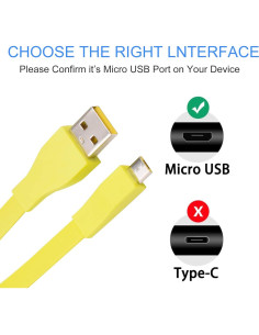 Cable de Carga Micro USB Saipomor 1.2m para UE Boom 3 y Megaboom 3 2