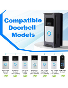 Soporte de Timbre de Video Antirrobo TagRecove Ajustable 2