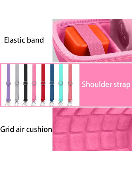 Funda Dura Rosa Baval para Altavoz JBL Flip 7 Impermeable