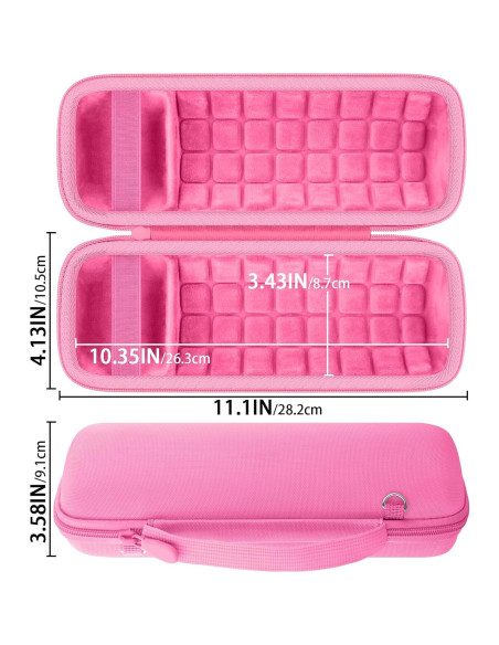 Funda Dura Rosa Baval para Altavoz JBL Flip 7 Impermeable