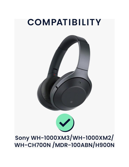 Cable de Auriculares kwmobile 150cm con Control de Volumen para Sony